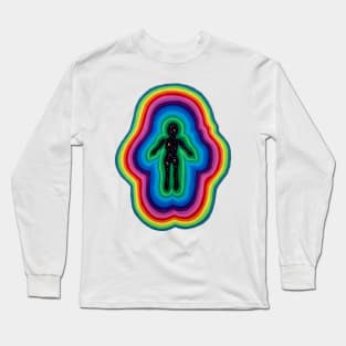 Colorful Aura Long Sleeve T-Shirt